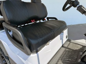 White Contender Flex 2+2 Lithium Golf Cart 011